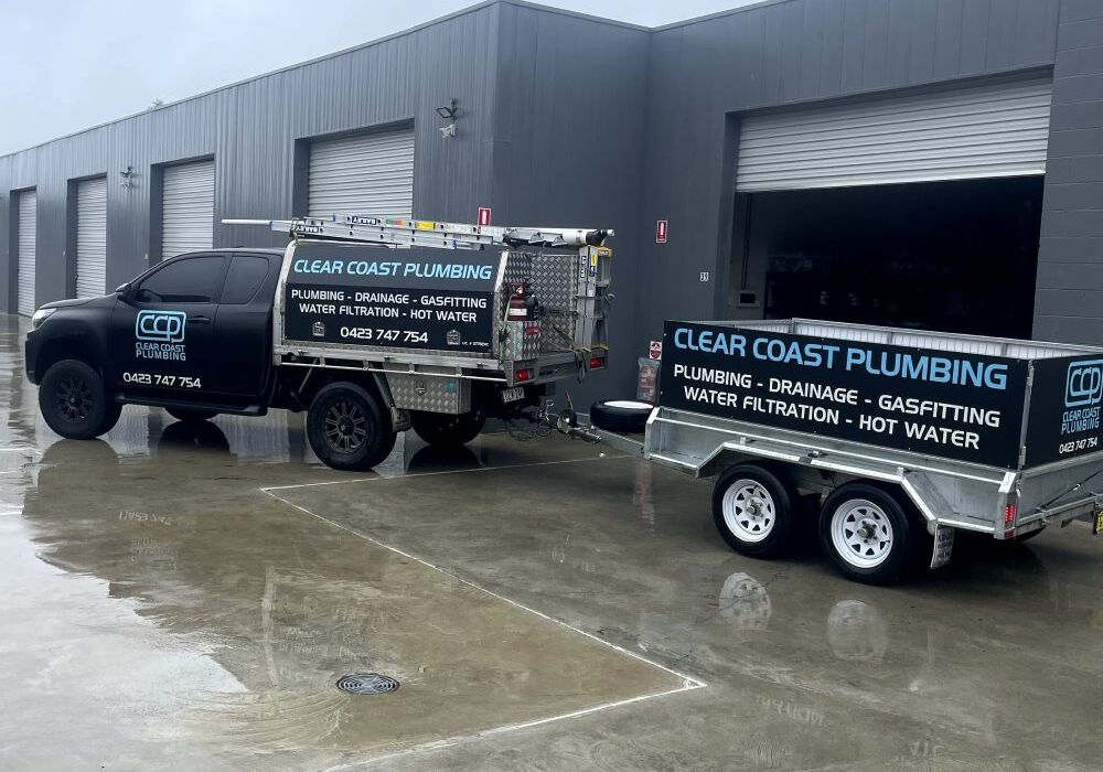 Plumbing vehicle